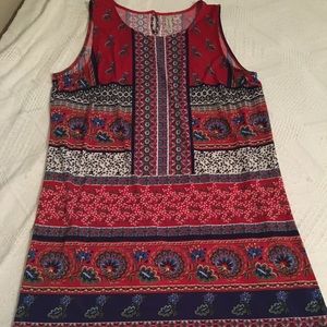 WOMENS MULTI COLORED DRESS